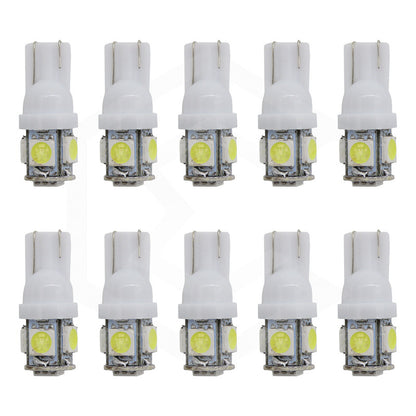 Kit 10 Focos Pellizco 5 Leds 5050 T10-158 Color A Eligir