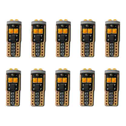 Kit 10 Focos Pellizco 6 Led Burbuja Canbus Super Potente 12v