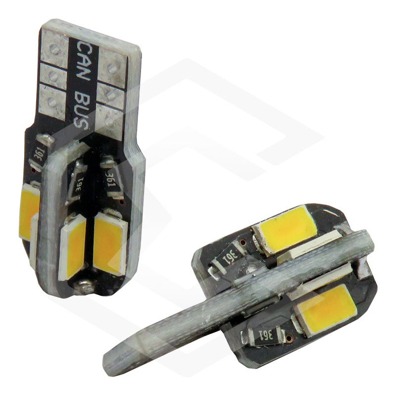 Kit 5 Par Focos De Pellizco 8 Led Canbus Alta Intensidad 12v