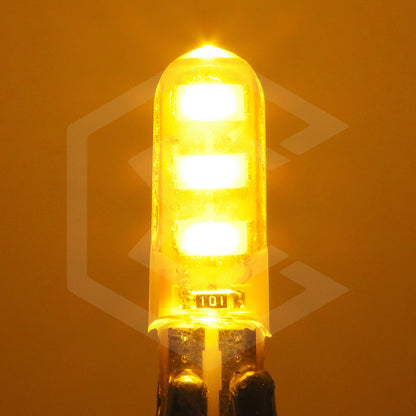 Par De Focos De Pellizco T10 6 Gel Leds Smd Alta Potencia