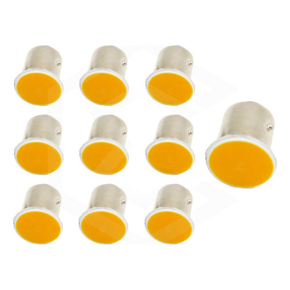 10 Focos 1156 1157 Led Cob Cuarto Stop Direccional Reversa