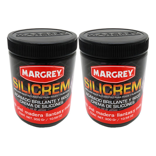 2 Abrillantador Para Llantas Y Plásticos Silicrem W Margrey Blanco