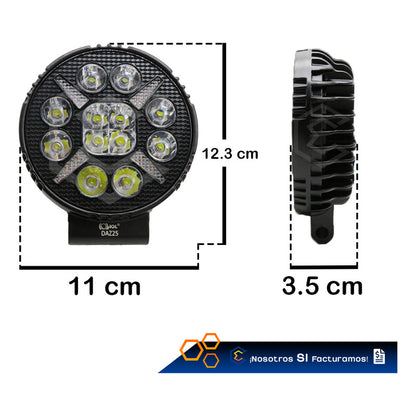 Par De Faros 24 Leds Bicolor Fijo Secuencial 12-24v