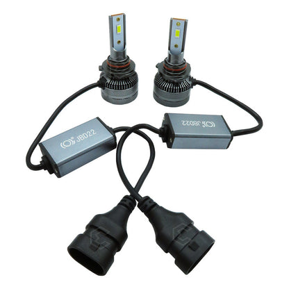 Kit Focos 9006 12led Csp 9-30v 33.5w Reales Alta Baja 8000lm 9006