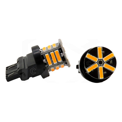 Par De Focos 3157 21 Leds Cuartos Stop Direccional Fijo 12v