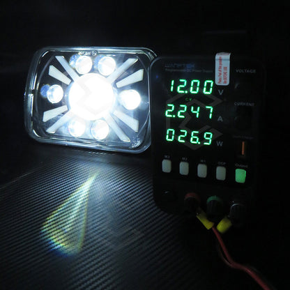 Par De Faros Unidad 5x7 Rectangular Bicolor Led Cree 12-24v