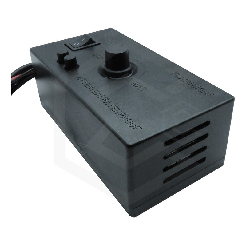 Estrobo Cola Cochino Prof 8 Funciones C/ventilador 2 Focos