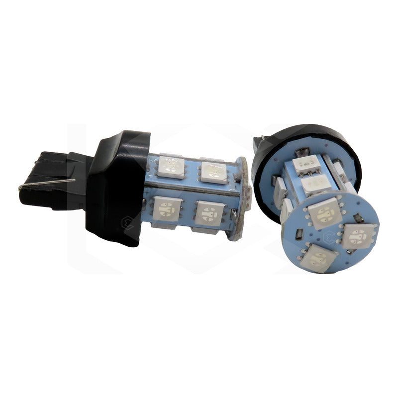 2 Focos 1157 1156 1176 3157 7440 7443 13 Leds  Estrobo 12v