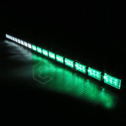 Barra 324 Led 19 Funciones 18 Módulos Bicolor Estrobo 12-24v