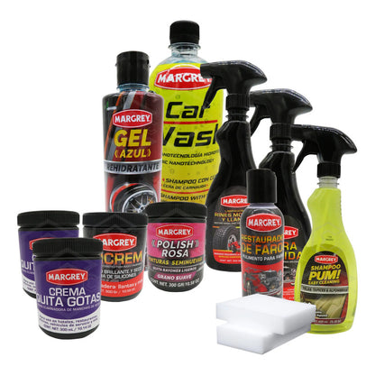 Kit Shampoo Polish Silicrem Quita Gotas Pum Shampoo Margrey