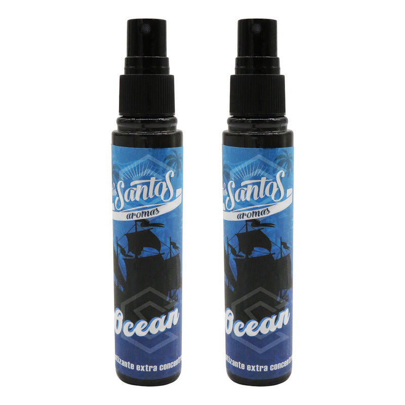 2 Aromatizante Botella Spray Liquido 60ml Auto Casa Ambiente