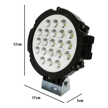 Par Faros Bicolor Exploradores Redondos 21 Leds Fijo 7'' 24v