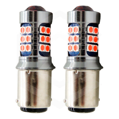 2 Focos 27 Led 1156 1157 3157 7440 7443 No Error Stop Cuarto