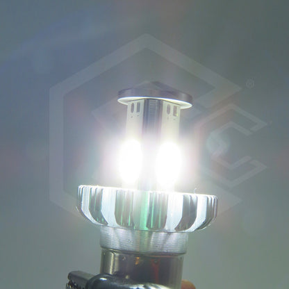 Foco De Carro/moto H4 2 Polos Ba20d Con Luz Led 4 Caras 15w