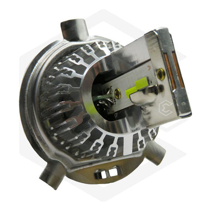 Foco Moto H4 12 Led Csp Alta Intensidad Cuerpo Metal 9000 Lm H4