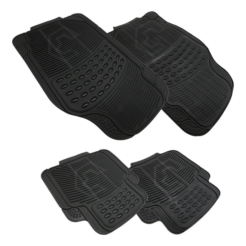 Tapete Automotriz Universal Hule Importado Juego 4 Piezas