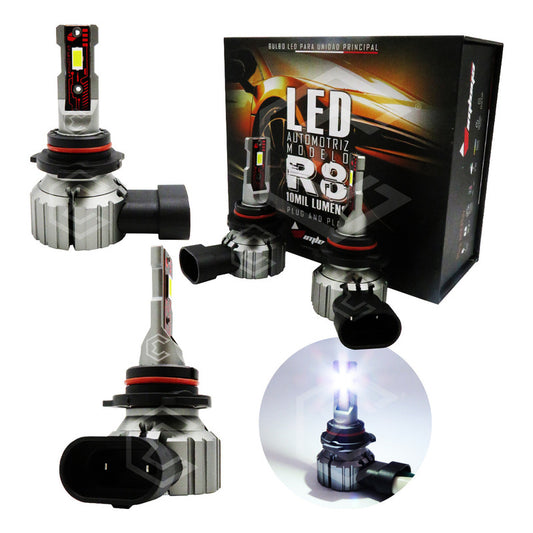 Kit Focos 12 Led 9005 Alta Baja Plug And Play 10000lm 12-24v 9005