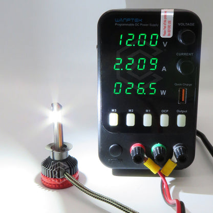 2 Focos H1 12 Leds Csp Bicolor Ventilador Alta Baja 14000lm H1