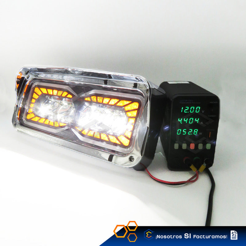 Par Faros Unidad Principal Kenworth T800 T600 W900 Pestaña Ambos Lados