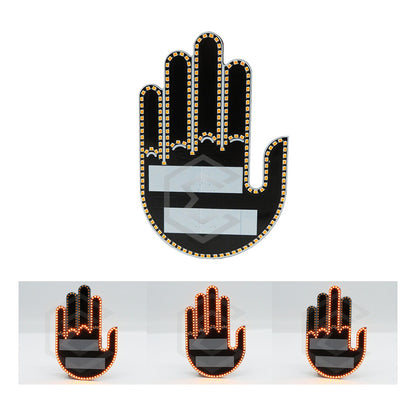 Señal De Mano Gesto Led Para Coche Con Control Remoto 12v Manita