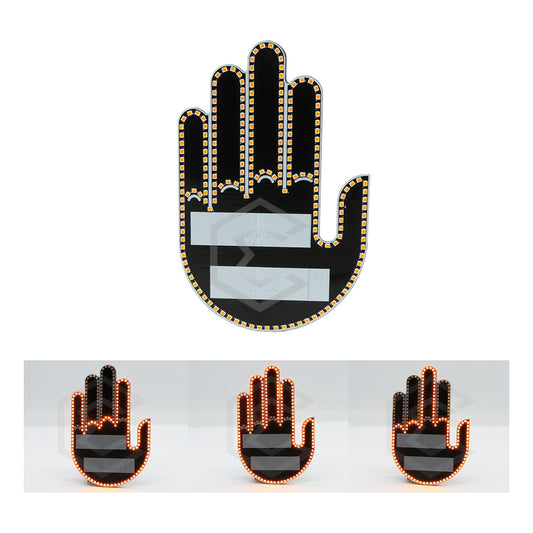 Señal De Mano Gesto Led Para Coche Con Control Remoto 12v Manita