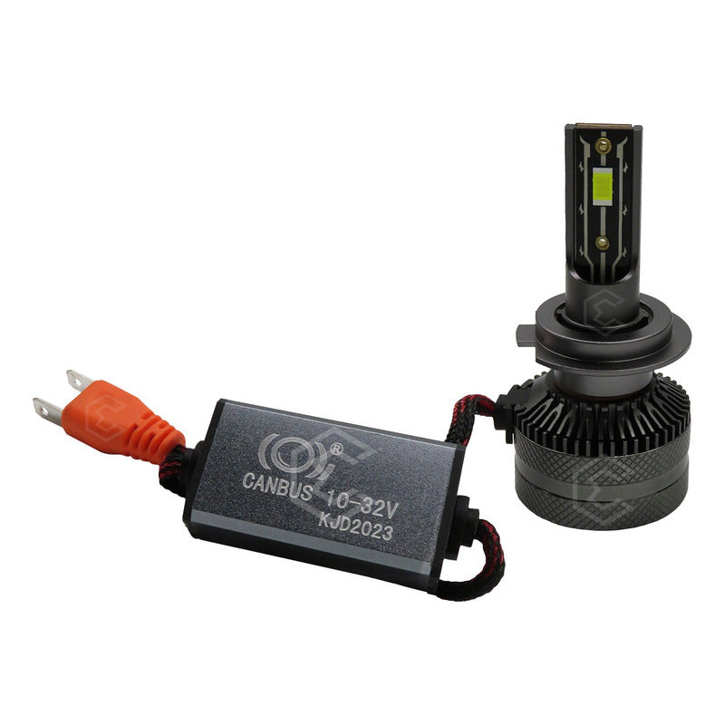 Kit Focos H7 12 Led Csp 9-30v 37.7w Reales Alta Baja 16000lm H7