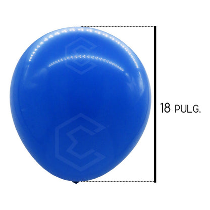 3 Globos Brillosos N°18 De Látex Para Fiestas Bodas Eventos