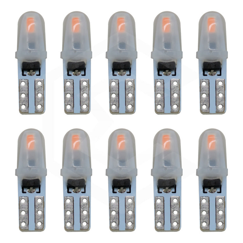 Kit 10 Focos Led Tablero Cluster T5 2721 12v 7 Colores