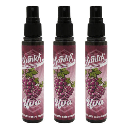 3 Aromatizante Botella Spray Liquido 60ml Auto Casa Ambiente