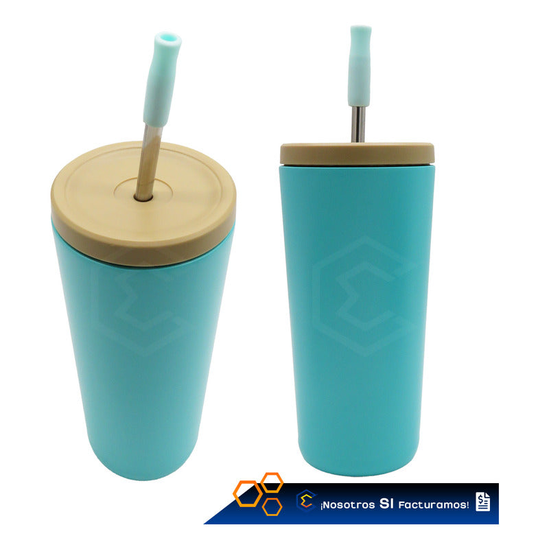 Termo Vaso Personalizado Nombre Logo Láser 750ml Acero Inox
