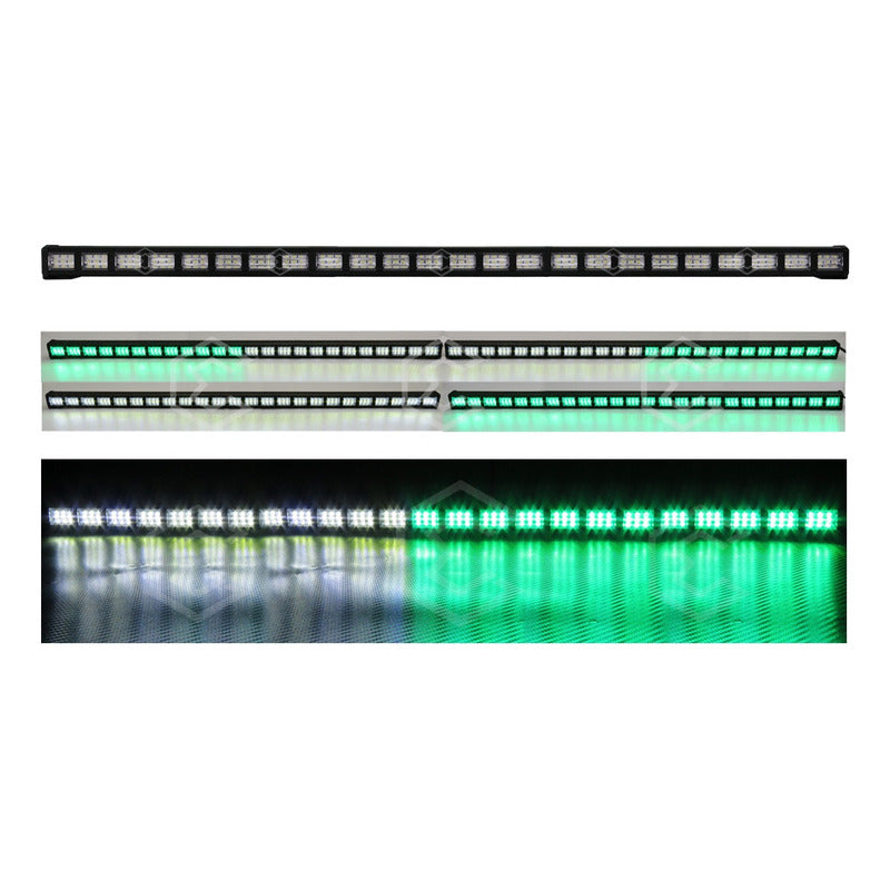 Barra 432 Led 19 Funciones 24 Módulos Bicolor Estrobo 12-24v