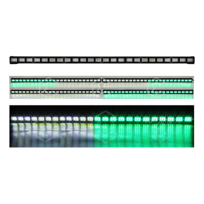 Barra 432 Led 19 Funciones 24 Módulos Bicolor Estrobo 12-24v