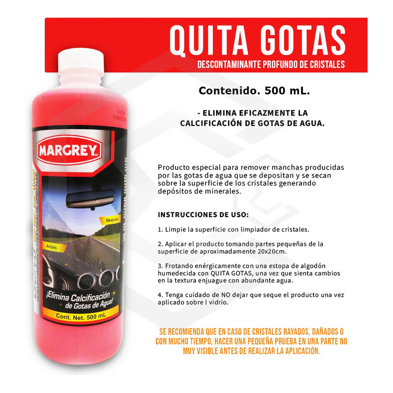 Kit Silicrem Pulimento Quita Gotas Pum Shampoo Cera Margrey