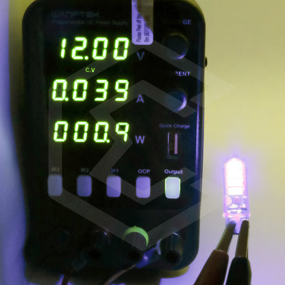Kit 5 Pares Focos De Pellizco T10 8 Leds Estrobo En Codigo