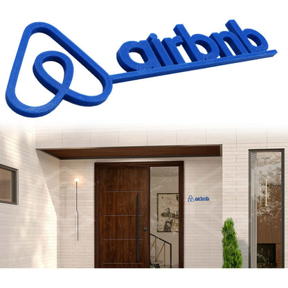 Letrero Airbnb Ideal Para Anfitriones Viajes Impreso 3d Petg