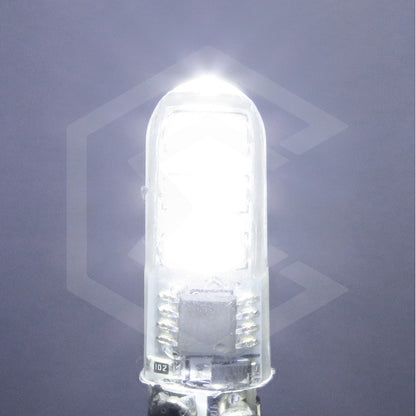 Kit 10 Focos Pellizco Gel T10 Fijo + Estrobo 6 Leds Canbus
