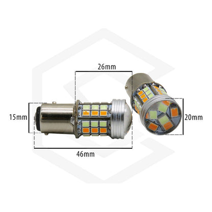 Dos Focos Led 1034 7443 1157 3157 T20 Canbus Dual Color 12vt