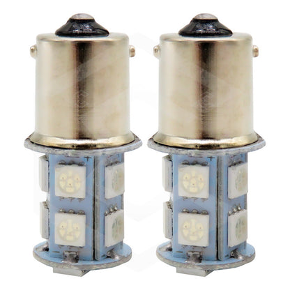 2 Focos 1157 1156 1176 3157 7440 7443 13 Leds  Estrobo 12v