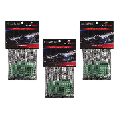 3 Aromatizante Para Auto Desodorante Perla Casa Oficina 25gr
