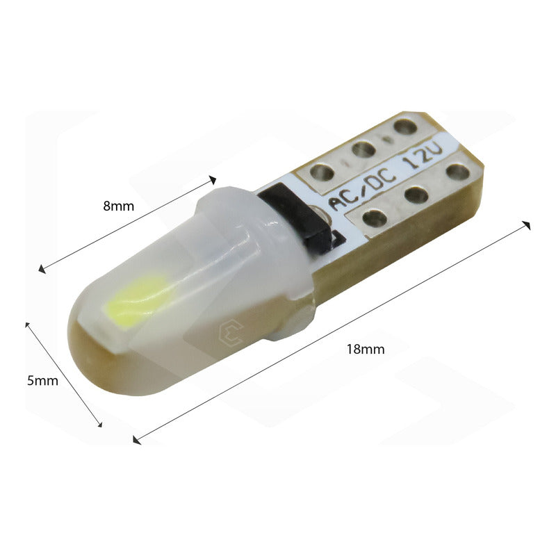 4 Focos Led T5 2721 12v Tablero De Mandos Cluster 5 Colores