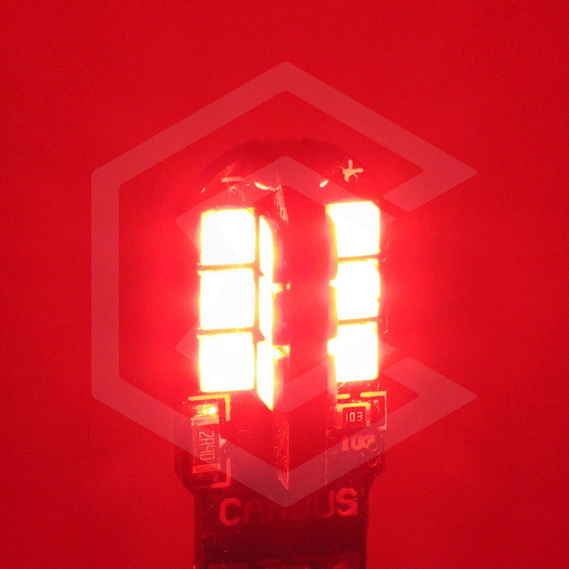 Kit 10 Focos Pellizco T10 24 Leds Canbus 3030 Alta Potencia