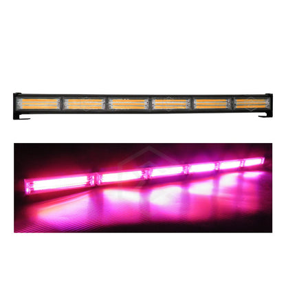 Barra Torreta Led Cob 6 Módulos Estrobo Código 16 Funciones