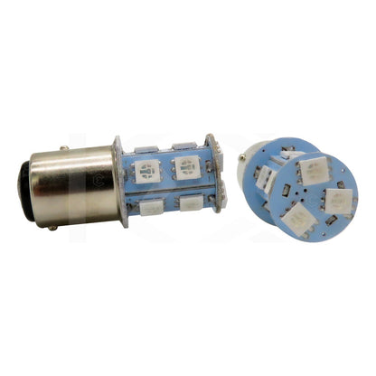 Par De Focos 13 Leds 1157 2 Polos Patas Disparejas Estrobo