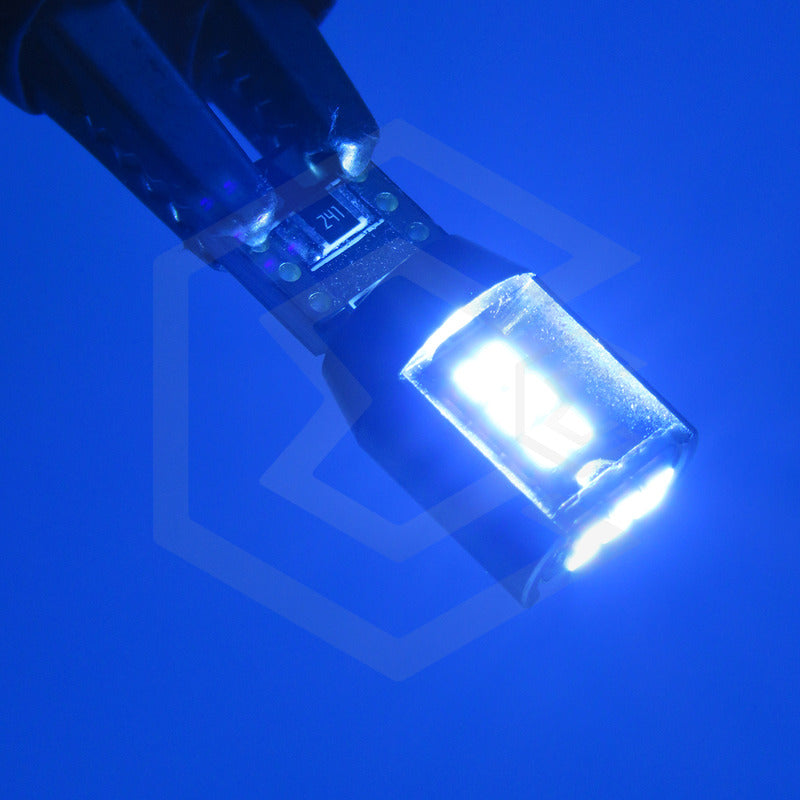 Par De Focos De Pellizco T10 18 Leds Canbus Aluminio 12v
