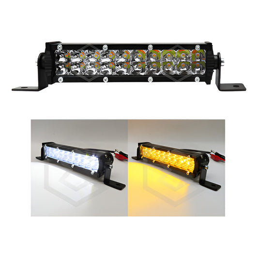 Barra Slim 40 Hiperleds 7'' Blanco-ambar 5 Funciones 12-24v