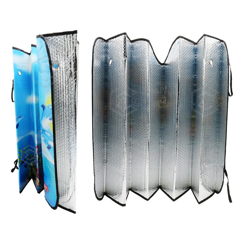Cubresol Parasol Auto Metalizado Con Chupones Varios Modelos