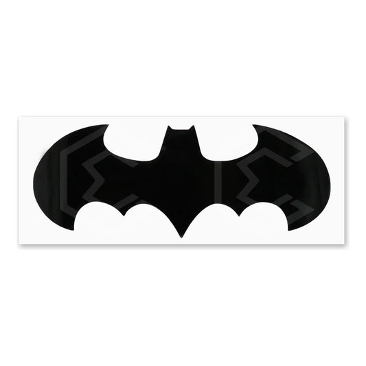 2 Calcomanía Batman Escudo Negro Vinil Auto Moto 15cm