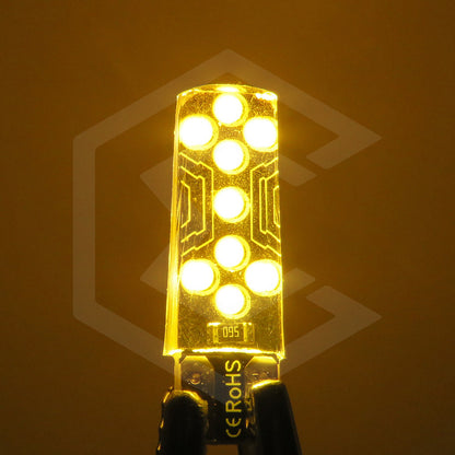 Par De Focos De Pellizco T10 18 Leds Cob Gel Alta Potencia