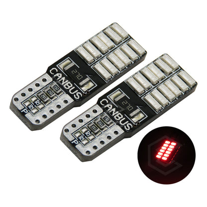 Kit 10 Focos Pellizco 24 Leds Con Canbus Alta Intensidad 12v