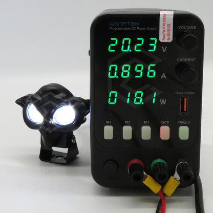 Par Faros 12 Leds 2 Lupas Bicolor Fijo Estrobo Duende 12-24v